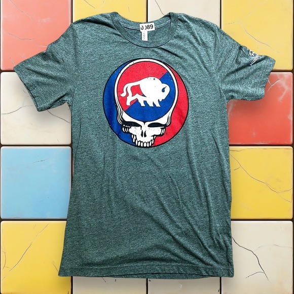 Grateful Dead Other - VTG Y2K Grateful Dead 2019 Momentum Tour Shirt‎ M Skull Buffalo Gray Band Tee